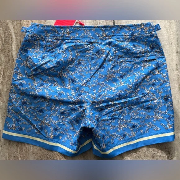 ORLEBAR BROWN WONDER FULL FLORAL SPRINGFIELD BLUE BUGS SWIM TRUNKS SETTER 30